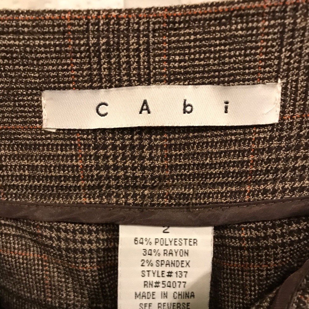 Cabi - Capris - Plade Pattern - Size 2 - image 6